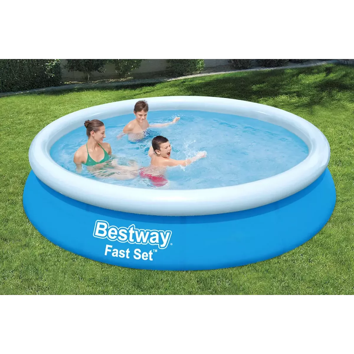 Бассейн надувной круглый 366x76 см с фильтром-насосом BESTWAY 57274 Бассейн надувной круглый 366x76 см с фильтром-насосом BESTWAY 57274