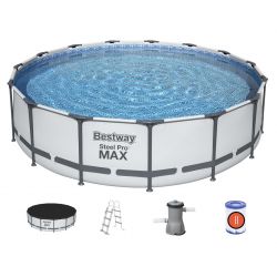 Каркасный бассейн 457х107 см с фильтром и аксессуарами BESTWAY 56488