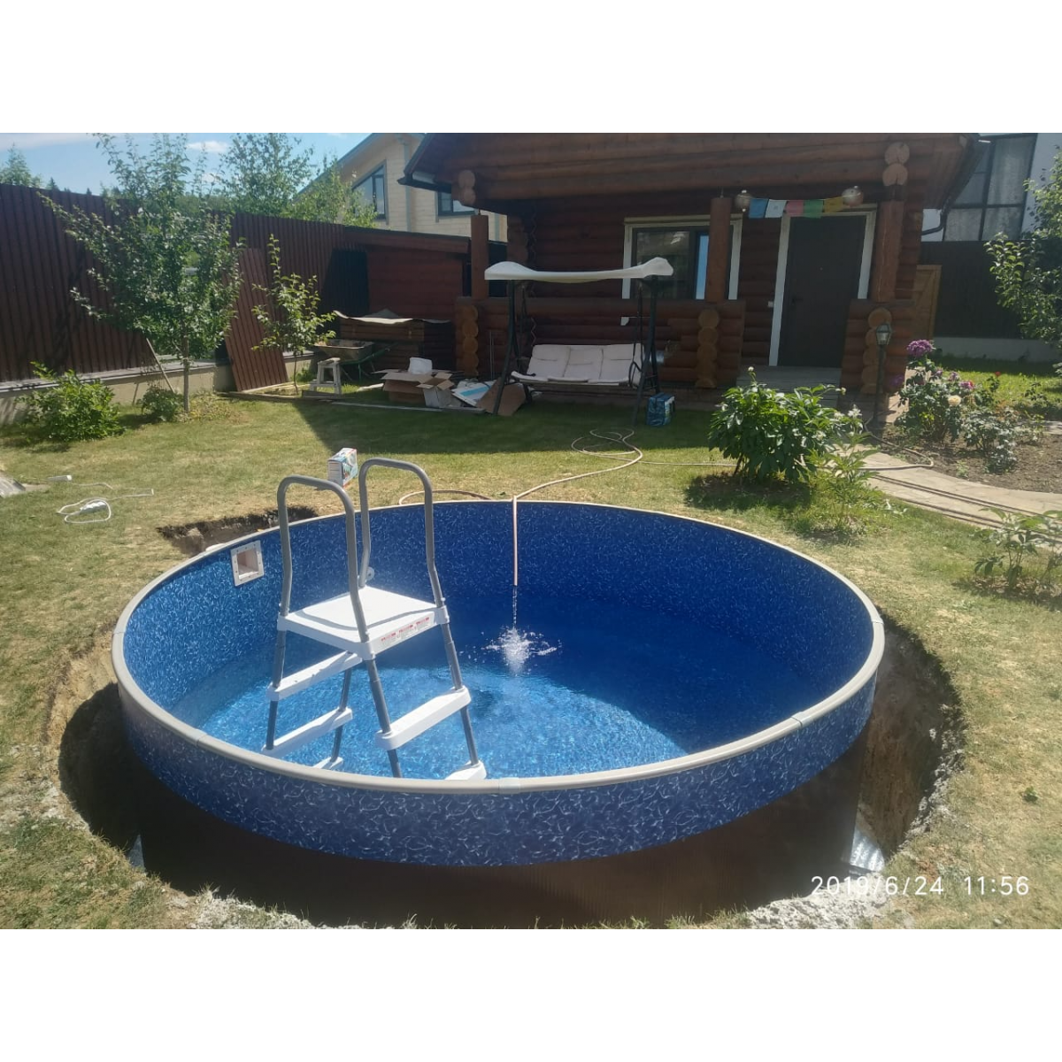 Пленка для бассейна 4,6 х 1,2 м, гидроизолирующая, круглый, Azuro Mountfield, 3BPZ0269 Пленка для бассейна 4,6 х 1,2 м, гидроизолирующая, круглый, Azuro Mountfield, 3BPZ0269